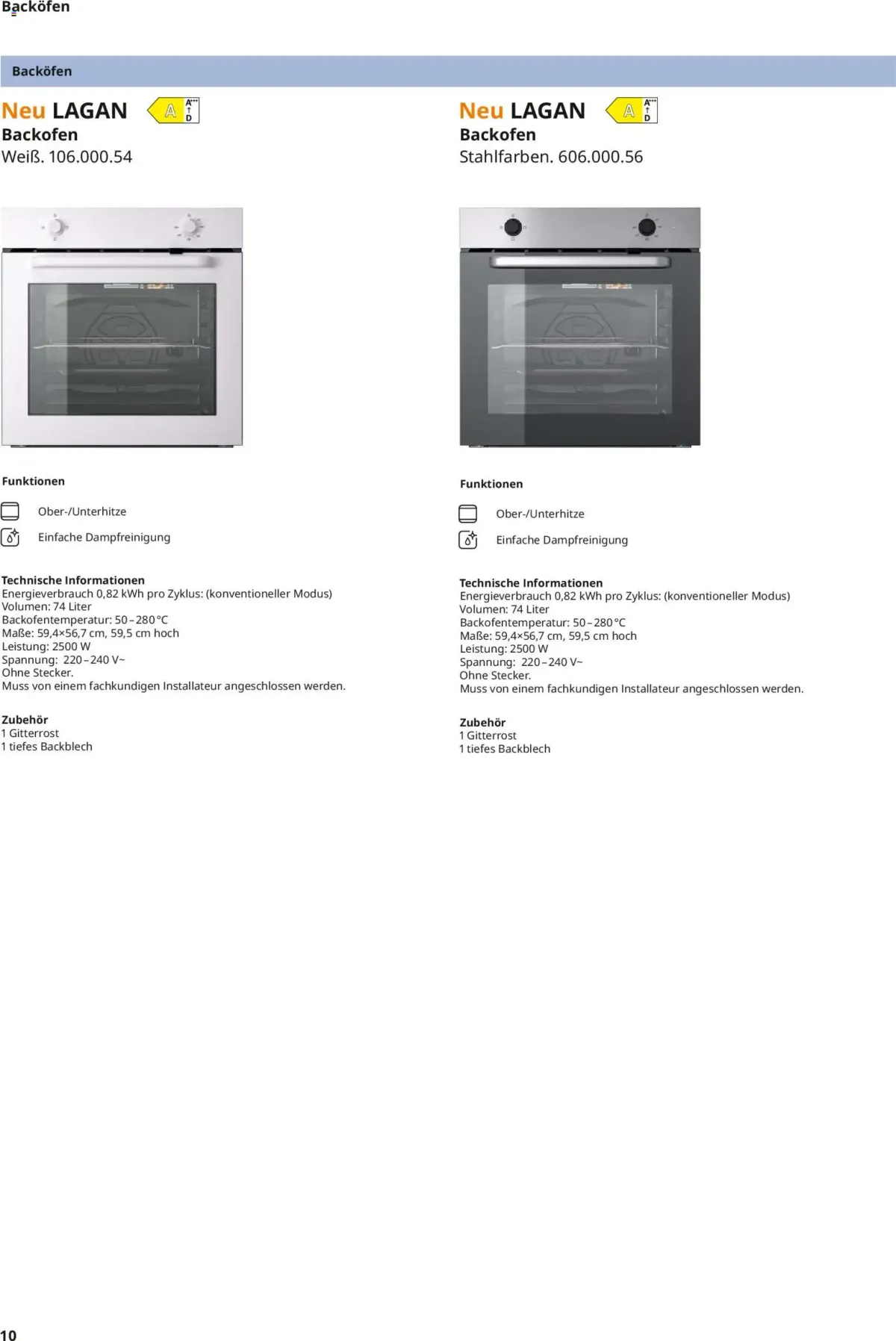 Ikea Elektrogeräte — Seite 10