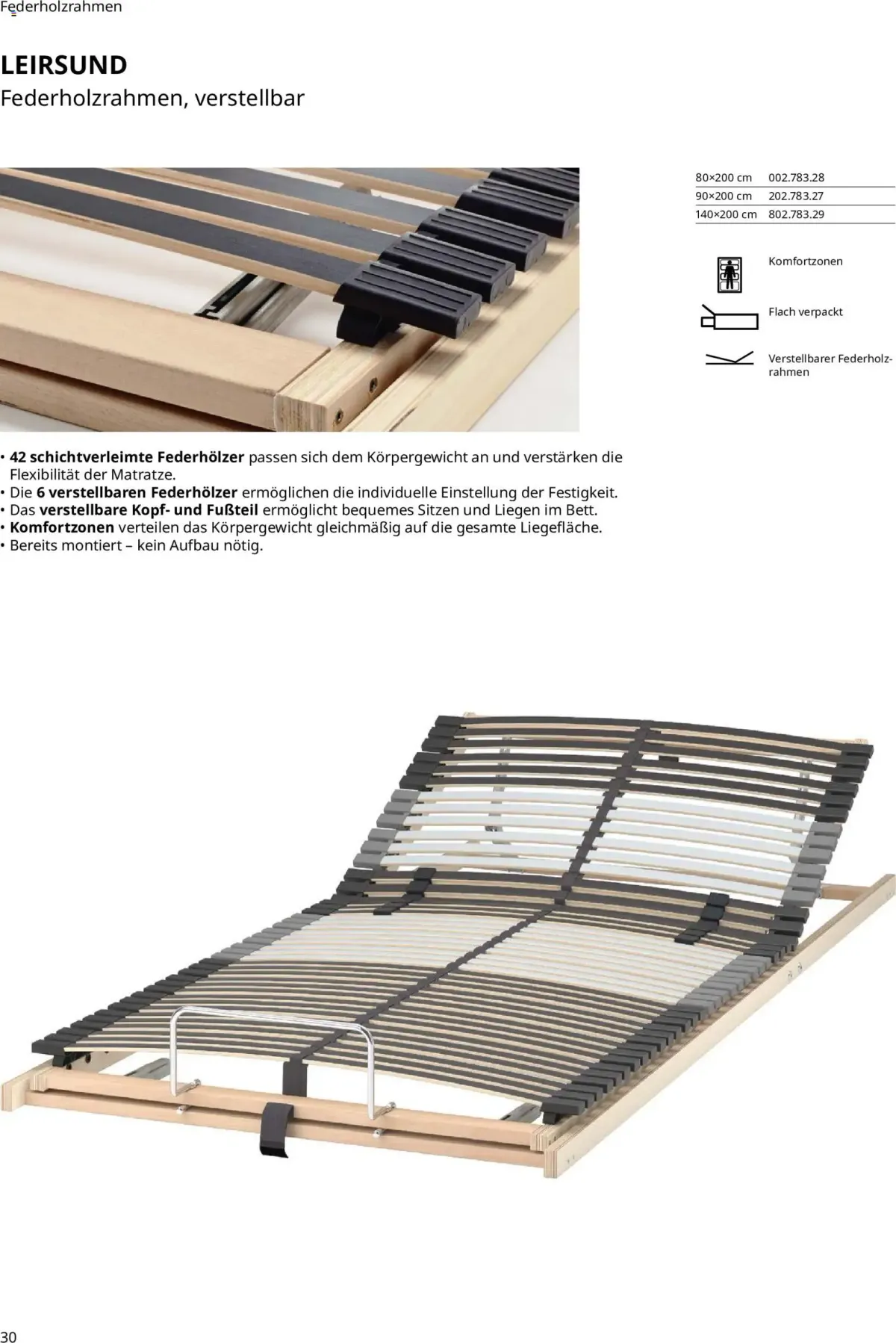 Ikea Prospekt Schlafkomfort — Seite 30