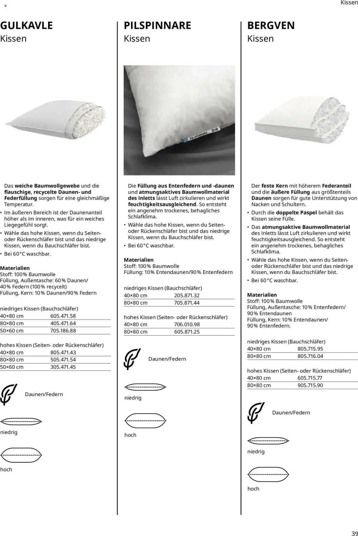 Ikea Prospekt Schlafkomfort — Seite 39