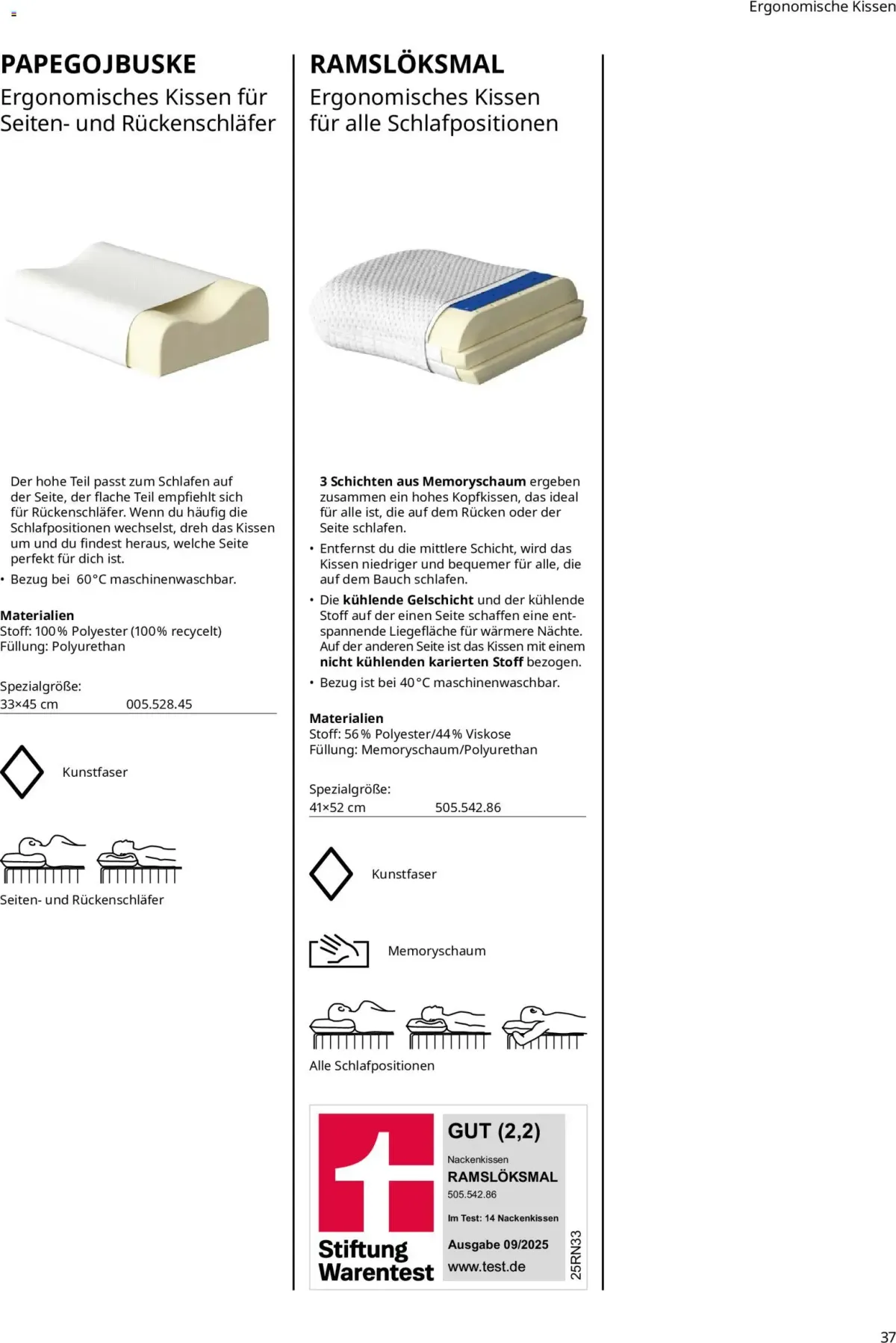 Ikea Prospekt Schlafkomfort — Seite 37