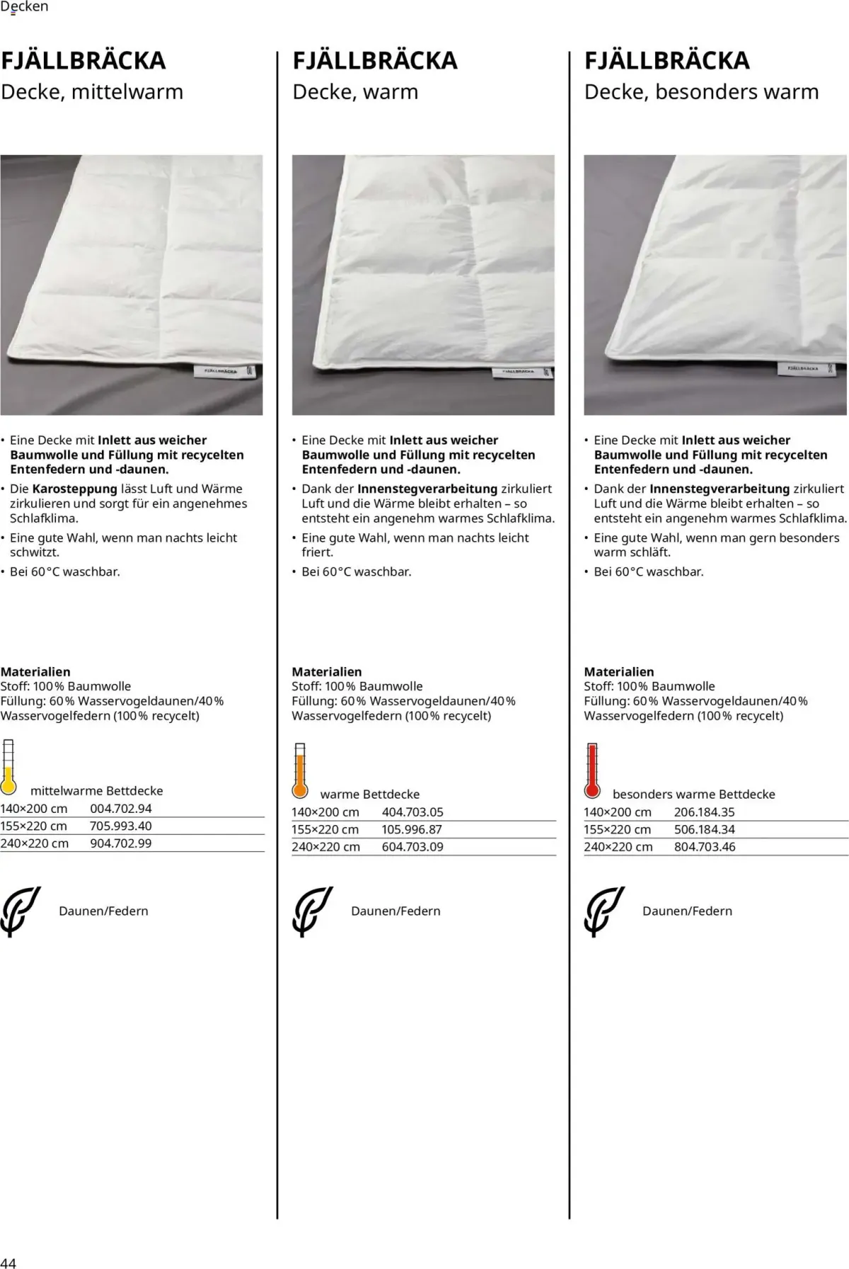 Ikea Prospekt Schlafkomfort — Seite 44
