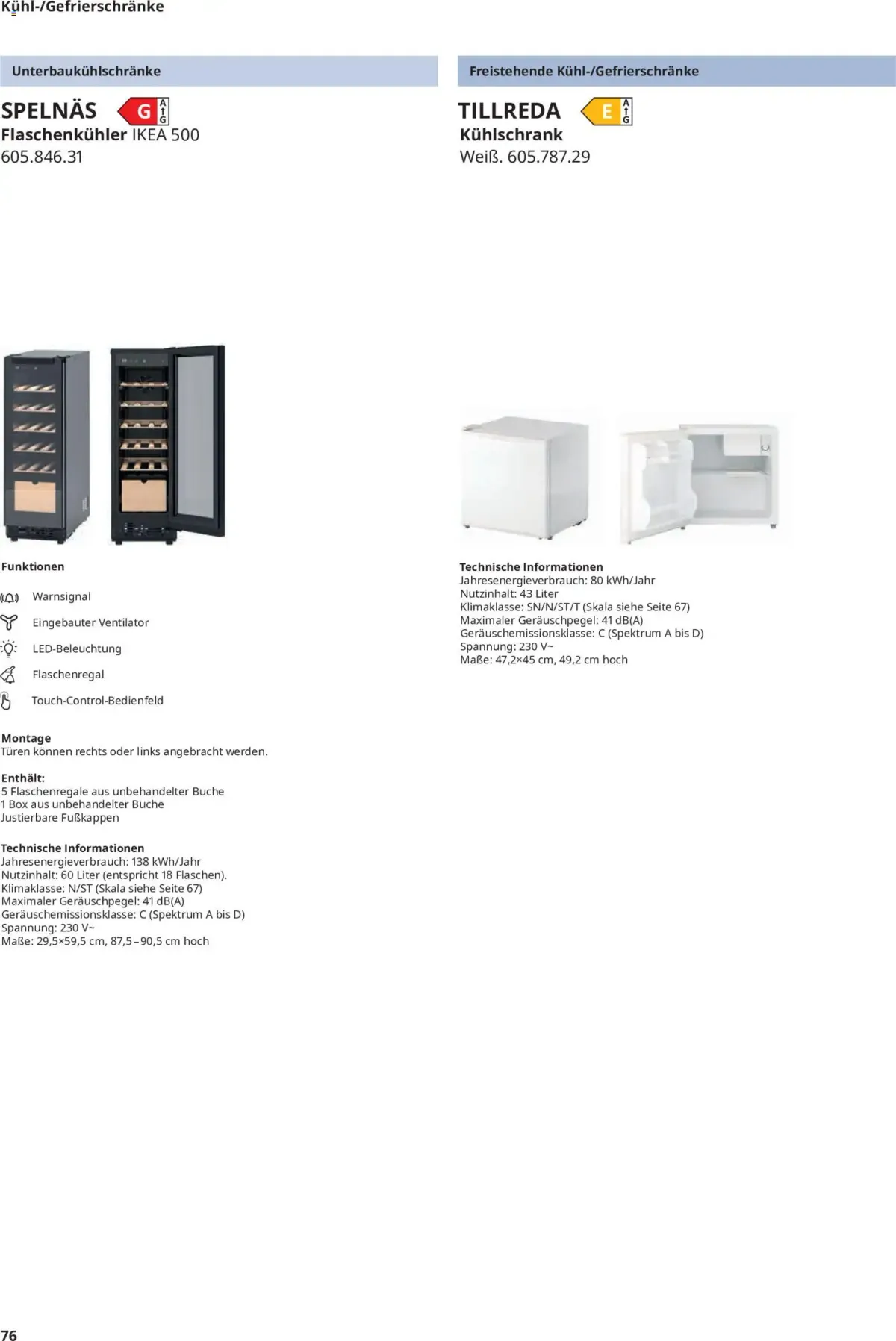 Ikea Elektrogeräte — Seite 76