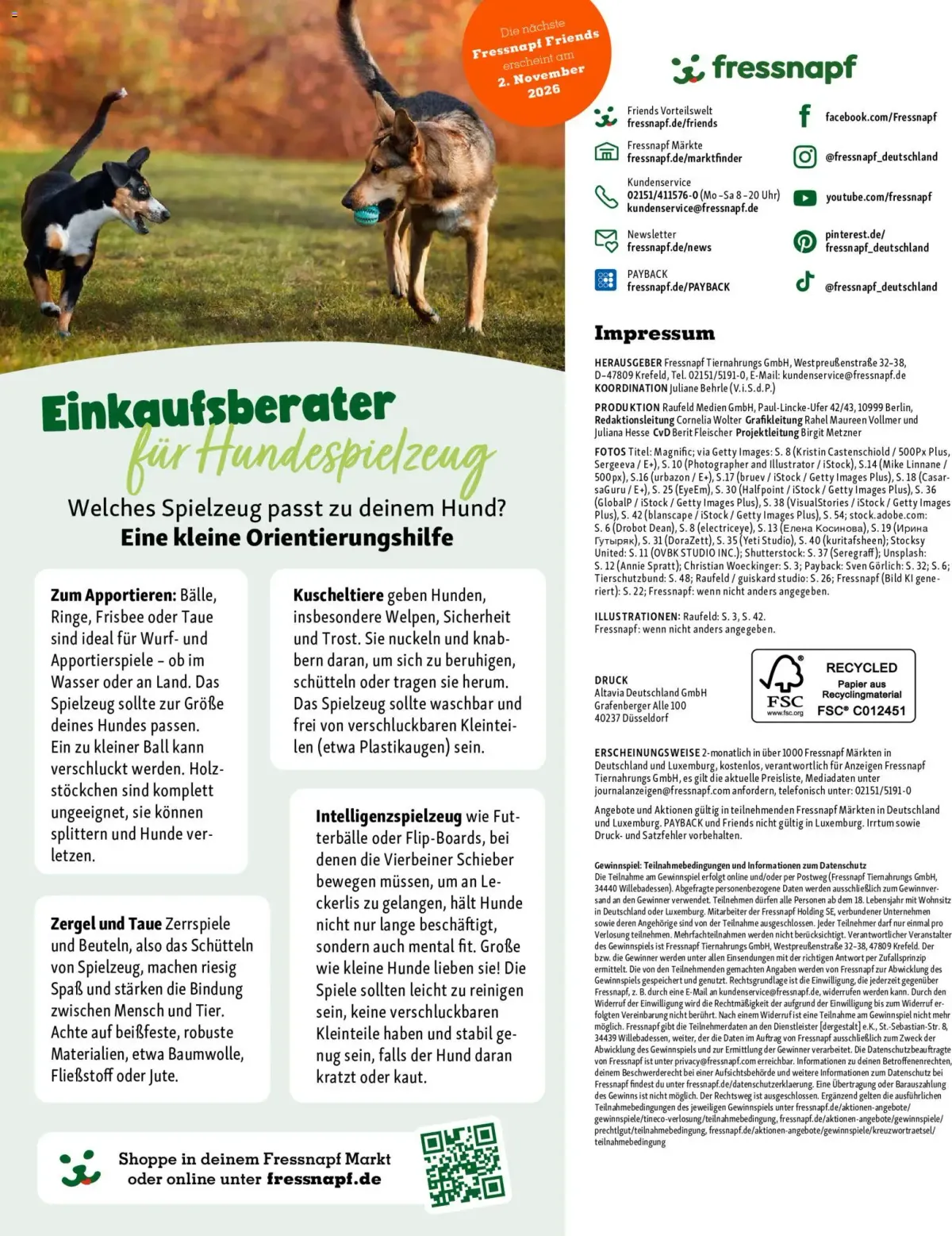 Fressnapf Friends Magazin — Seite 54