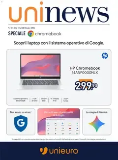 Unieuro volantino Chromebook