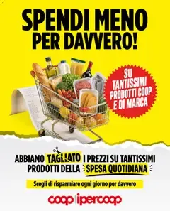 Coop volantino Spendi meno