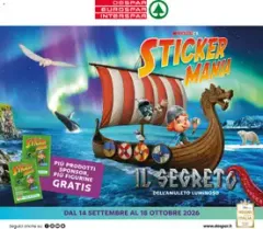 Despar volantino Sticker mania