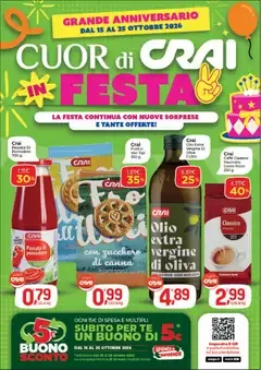 Crai volantino Cuor di Crai Alessandria