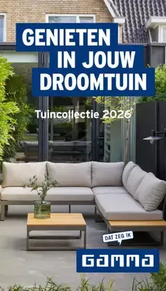Gamma folder Genieten in jouw droomtuin